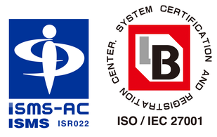 ISO/IEC 27001 ベターリビング システム審査登録センター 登録マーク／ISMS-AC 認定シンボル ISMS ISR022